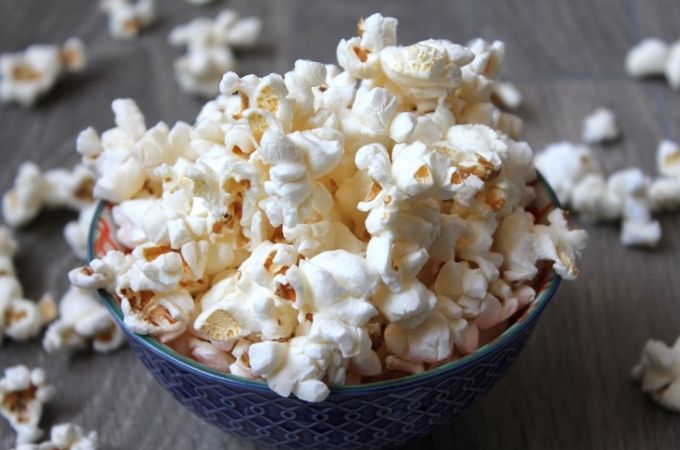 image of popcorn inside the bowl